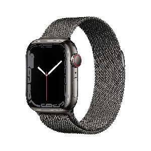 Apple Watch Series 7 GPS+ Cellular 41mm Graphite Stainless Steel Case with